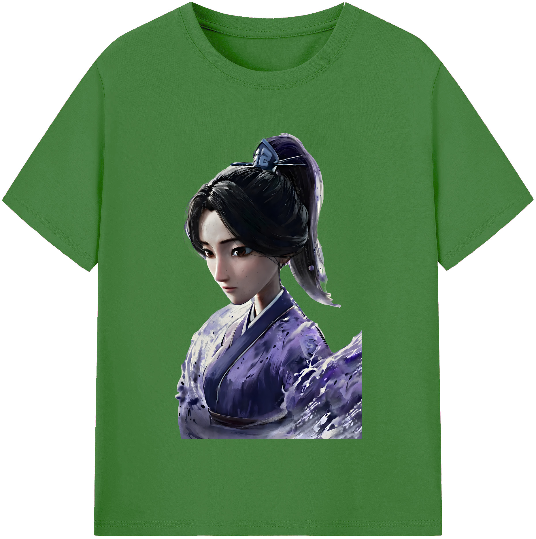 （画像用） Ne Zha 2 ナタ 魔童の大暴れ レディースカジュアルプリントTシャツ（綿100％）
